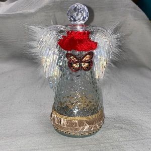 Beautiful custom glass Angel 7” tall - one of a kind